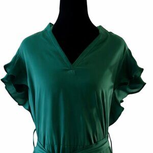 Sucolan Dark Green Jumpsuit – Size L – NWOT